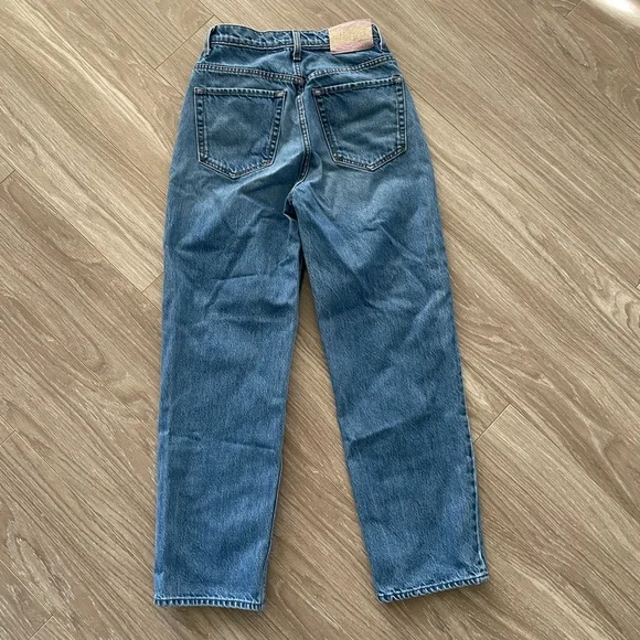 MOTHER SNACKS! Women’s High Waist Double Stack Ankle Denim Sz 24 EUC - Picture 9 of 11